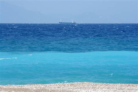 Mediterranean Sea meets Aegean Sea Photo from Rodos in Rhodes | Greece.com