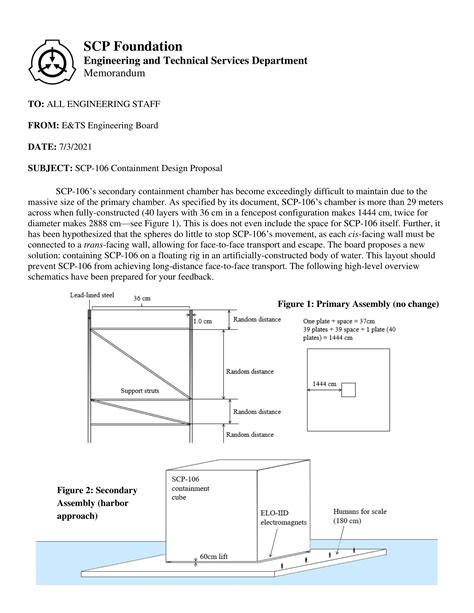 Scp 106s Containment Chamber Is Massive If Constructed To