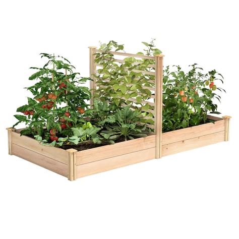 Greenes Fence Ft X Ft X In Premium Cedar Raised Garden Bed