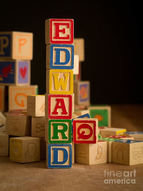 Edward Alphabet Blocks Photograph By Edward Fielding Pixels