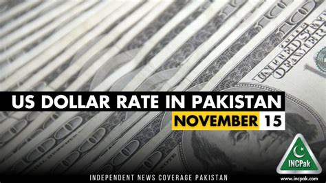 Usd To Pkr Dollar Rate In Pakistan Today November