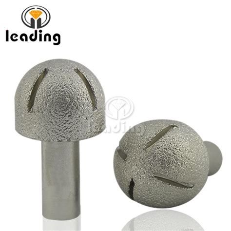 Rounded Vacuum Brazed Diamond Router Bit Mm Shank For