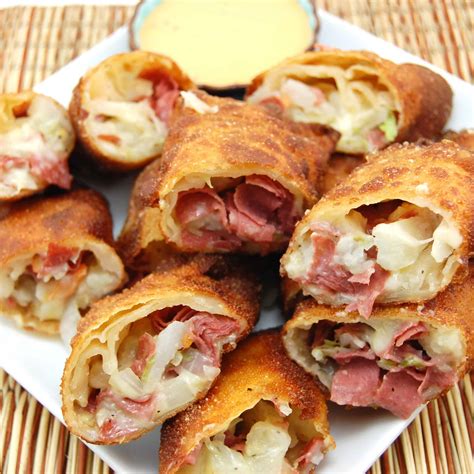 Corned Beef And Cabbage Eggroll Appetizer Sweet Peas Kitchen