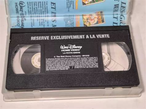 Cassette Vintage Vhs Walt Disney The Greatest Classic The Small Siren