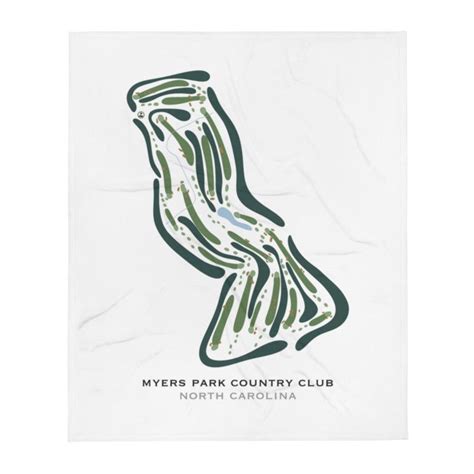 Myers Park Country Club, North Carolina Golf Course Maps and Prints ...