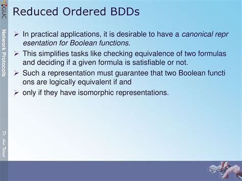 Bdds And Theorem Proving Binary Decision Diagrams Ppt Download