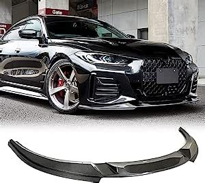 Mcarcar Kit G Real Carbon Fiber Front Bumper Lip Fits For Bmw