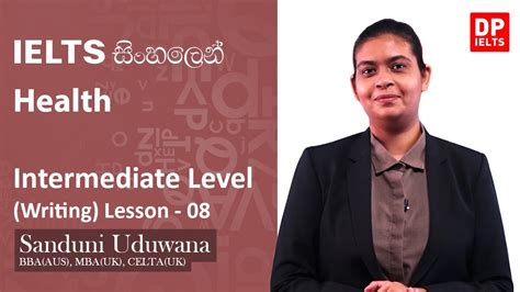 Ielts In Sinhala Intermediate Level Writing Lesson Health