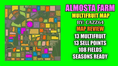 Almosta Farm Multifruit Map Updated Link V Map Review Farming