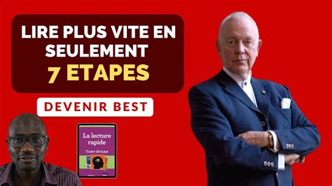 Comment améliorer sa vitesse de lecture La lecture rapide de Tony