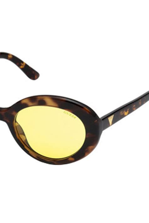 Guess Ochelari De Soare Butterfly Polarizati Cu Logo Maro Tortoise