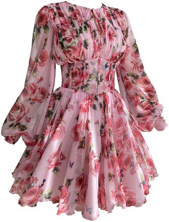 Teuta Matoshi Rose Fields Corset Mini Dress Shoplook