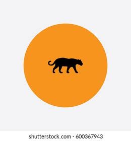 Jaguar Icon Silhouette Vector Illustration Stock Vector (Royalty Free) 600367946