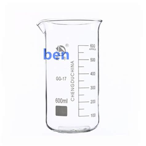 600mL Glas Becher Hoch Bilden Neue Chemische Labor Grandado