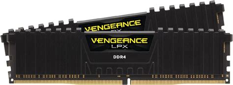 Corsair Vengeance LPX 32GB (2 X 16GB) DDR4 3200 (PC4-25600) C16 1.35V Desktop Memory - Black ...