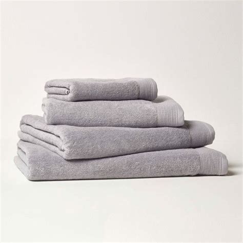 Serviette de bain en coton égyptien Premium 700 g m² Gris perle