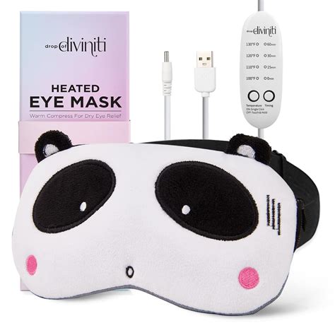 Diviniti Heated Eye Mask For Dry Eyes Stye Eye Treatment Dry Eye Mask For Dry