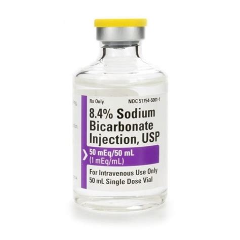 Sodium Bicarbonate 8 4 50mEq Vial SDV 50mL Vial McGuff Medical