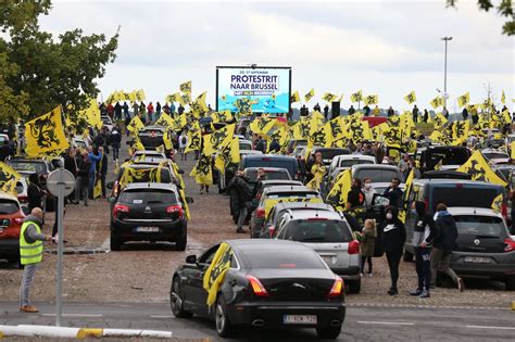 Vlaams Belang Houdt Protestrit In Brussel Met 5000 Autos ‘een