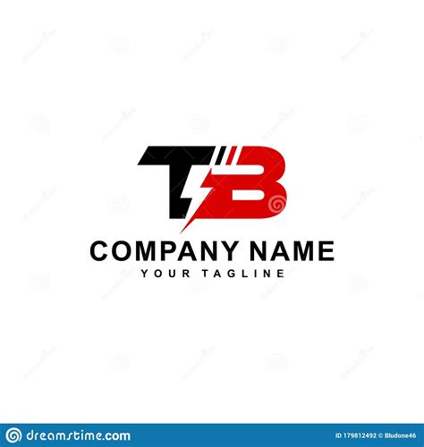 Logotipo De Letra Tb Con Combinaci N De Letra De Dise O De Energ A De