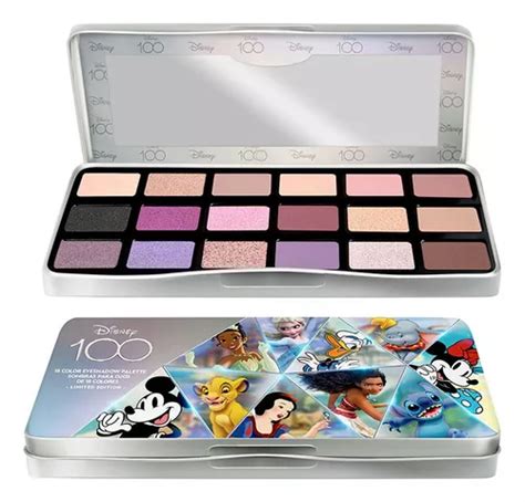 Paleta De Sombras 18 Tonos Colección Personajes Disney 100 MercadoLibre