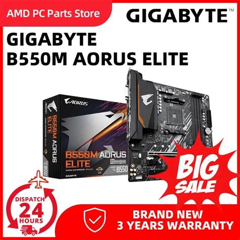 Motherboards GIGABYTE B550M AORUS ELITE Motherboard AMD Ryzen B550