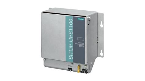 Sitop Dc Ups Modules Power Supplies Siemens Usa