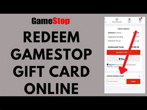 How To Redeem GameStop Gift Card 2022 Use GameStop Gift Card Online