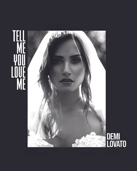 Demi Lovato Tell Me You Love Me Premium Matte Vertical Poster Sold By Erin Taylor Sku