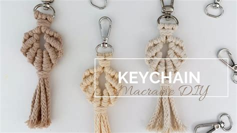 Diy Macrame Keychain Seashell Ornament Macramé Tutorial For Beginners Youtube