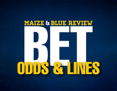 BET Michigan At Illinois Odds Lines Maize BlueReview Michigan