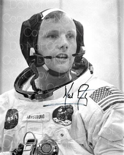 Neil Armstrong Signed Apollo Moon Landing NASA 8X10 Photo Picture