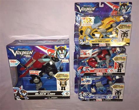 Dreamworks VOLTRON LEGENDARY SERIES BLUE / RED / BLACK / YELLOW **NEW ...