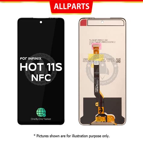 Allparts Display For Infinix Hot 11s X6812 11 S Lcd Touch Screen