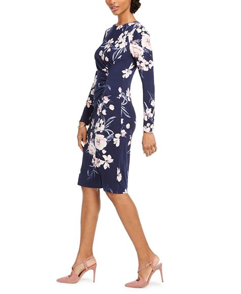 Harper Rose Long Sleeve Floral Sheath Dress Macys