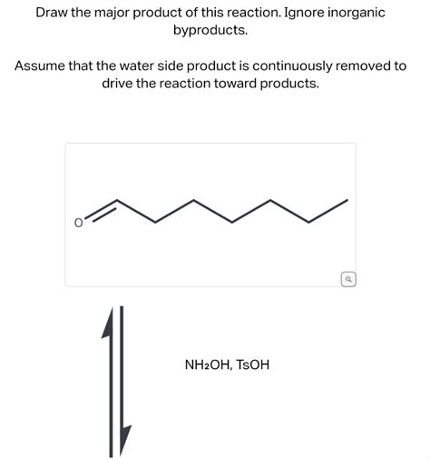 Solved Draw The Major Product Of This Reaction Ignore