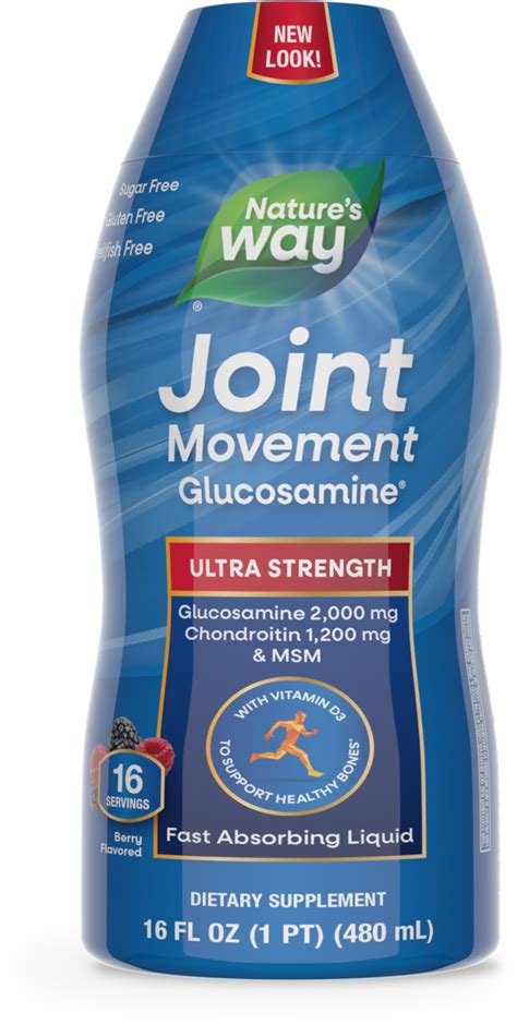 Wellesse Joint Movement Glucosamine And Chondroitin Liquid By Natures