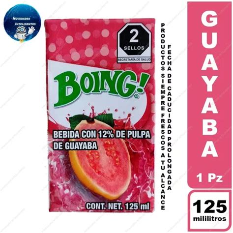 Boing Jugo Sabor Pulpa De Guayaba Fortificada Ml Mercadolibre