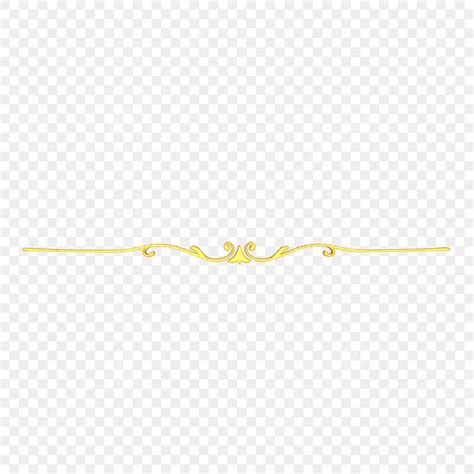 C4d Stereo PNG Picture C4d Stereo Gold Decoration Dividing Line