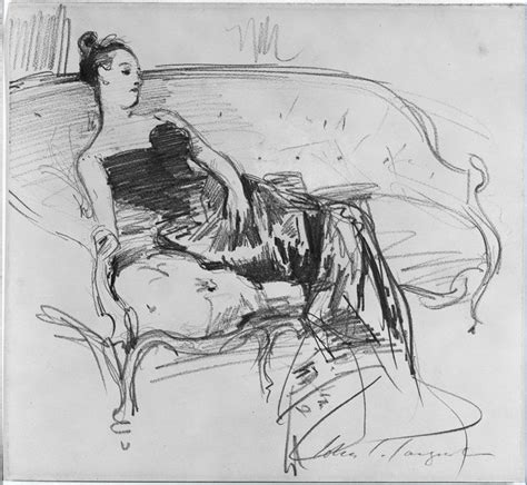 Sketch Of Madame X By John Singer Sargent