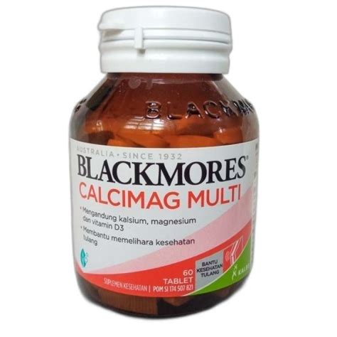 Promo Blackmores Calcimag Multi 60 Tablet Kalsium Magnesium Dan Vitamin