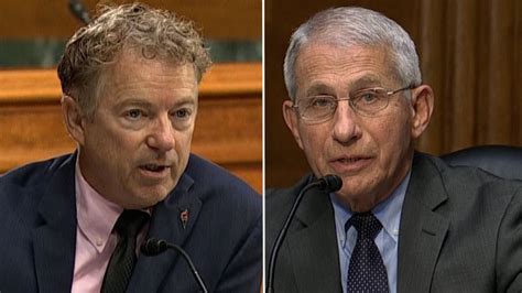 Dr Fauci Pushes Back On Rand Paul You Are Entirely Incorrect Cnn