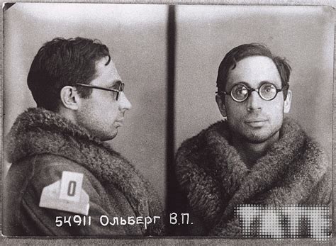 A Secret Police Mugshot Of Valentin Olberg From The Infamous Moscow