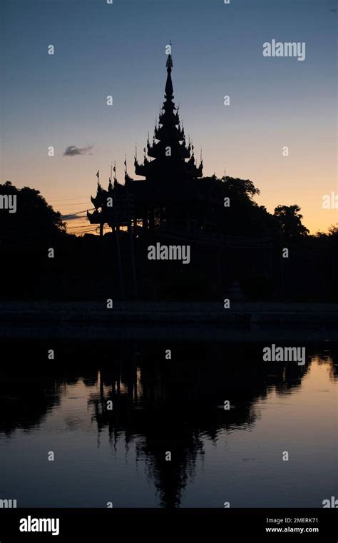 Myanmar Mandalay Royal Palace Exterior Stock Photo Alamy