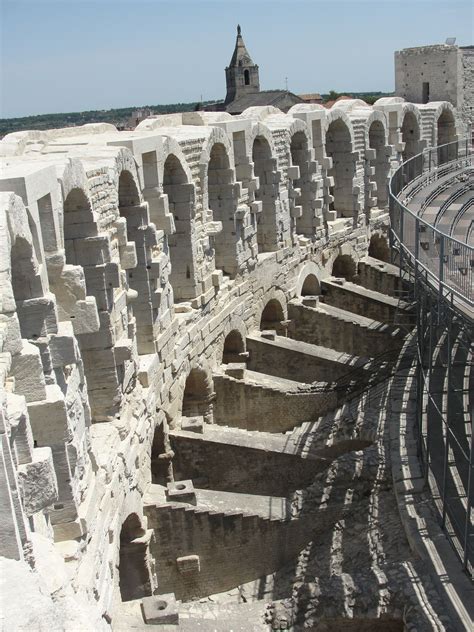 Coliseum in Arles, France. Ancient Ruins, Ancient Rome, Sainte Marie ...