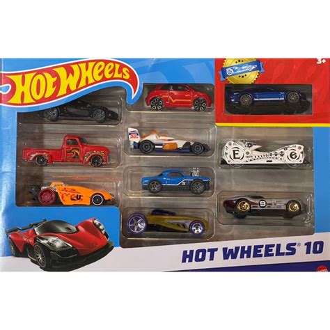 風火輪 Hot Wheels 車 十車組 禮盒 合金車 玩具車 蝦皮購物