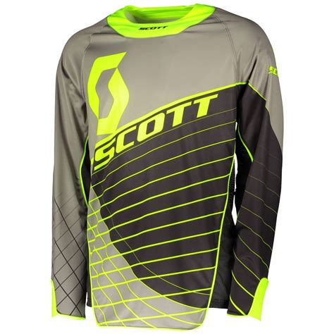 Camiseta De Motocross Scott Enduro Negro Amarillo Motoblouz Es