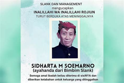 Ayahanda Bimbim Slank Meninggal Dunia Tangerang Raya