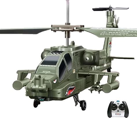 efaso Hélicoptère RC SYMA S109G Apache Hélicoptère télécommandé avec