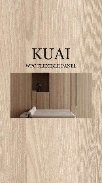 Kuai New Material Company On Instagram Wpc Flexible Panel Can Be